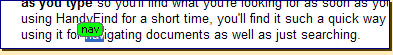 HandyFind Screen Shot