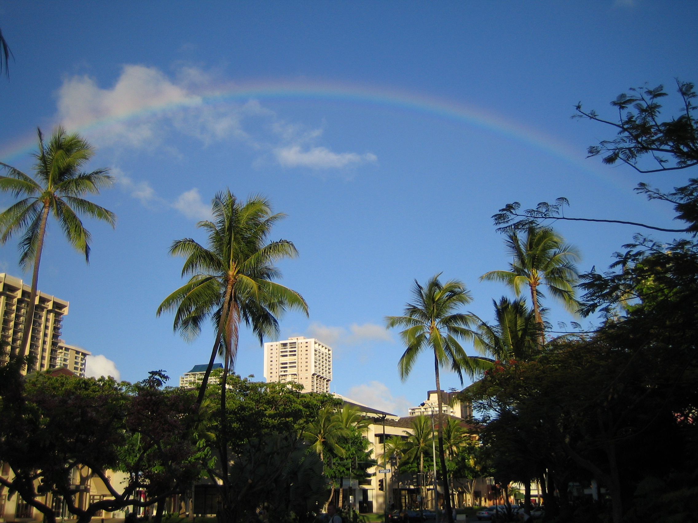 Rainbow over Waikiki